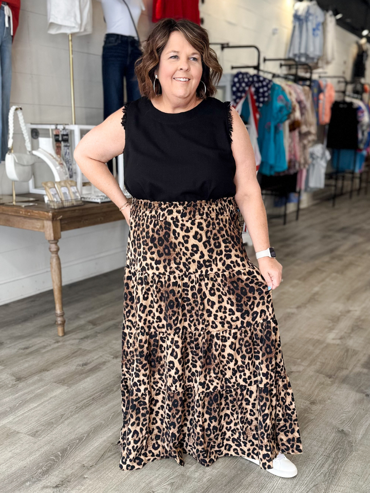 The Roxy Skirt - Leopard