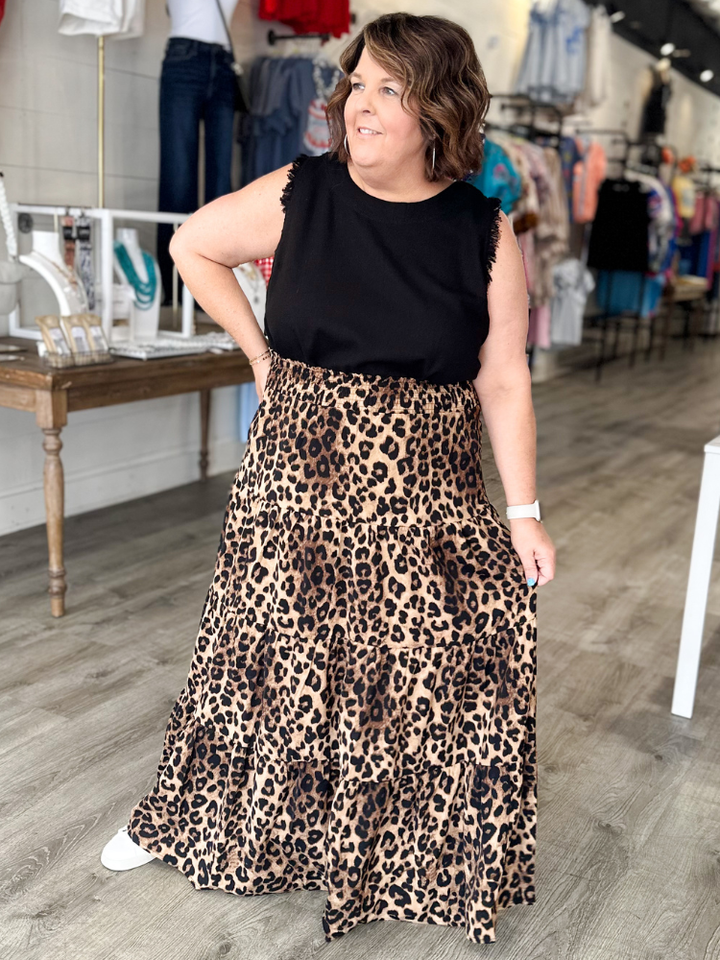 The Roxy Skirt - Leopard