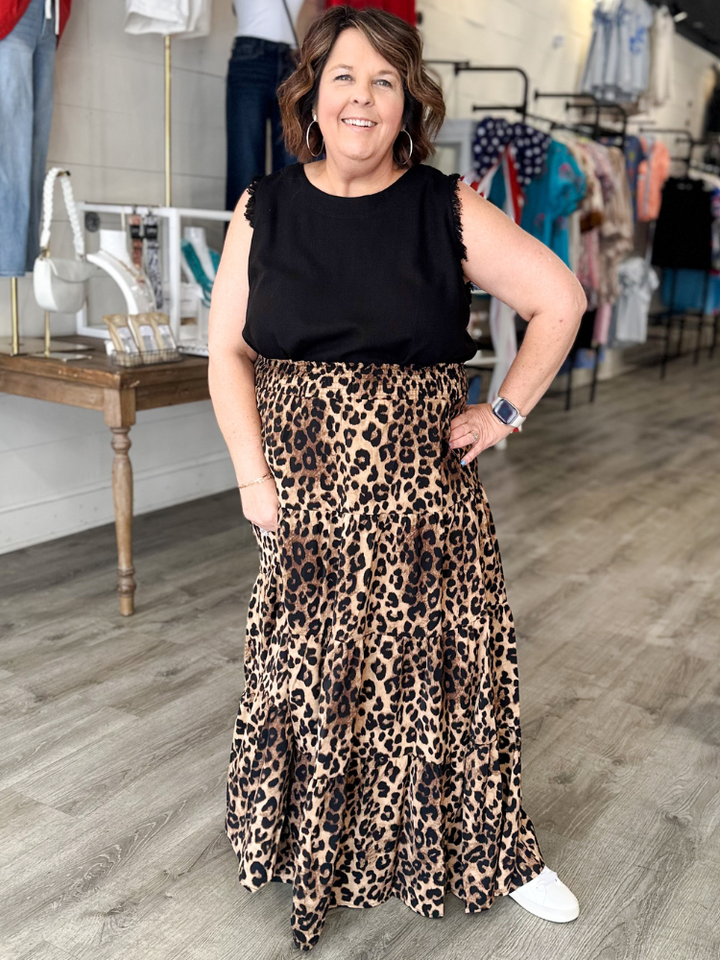 The Roxy Skirt - Leopard