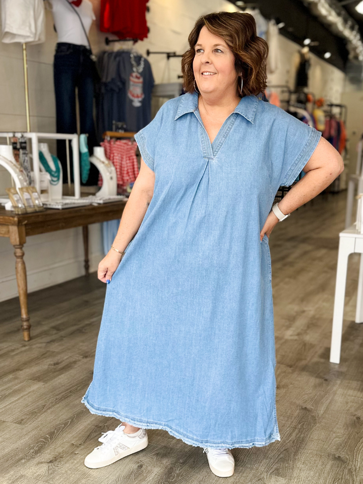 The Valley Dress - Light Denim