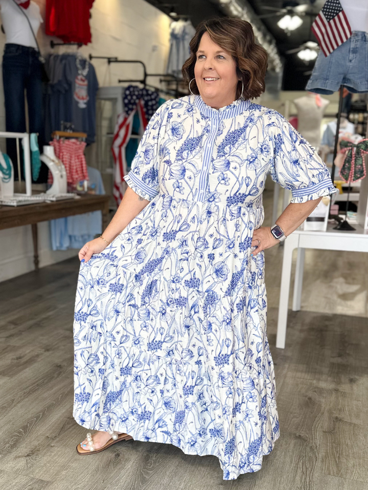 The Meadow Dress - Blue