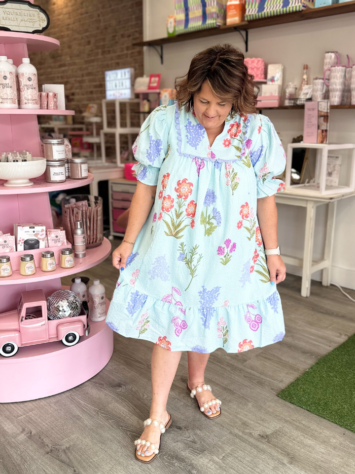 The Lily Dress - Seafoam