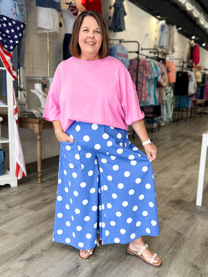 The Nova Bottoms - Azure Blue/White