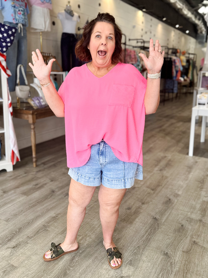 The Lizzy Top - Neon Fuschia