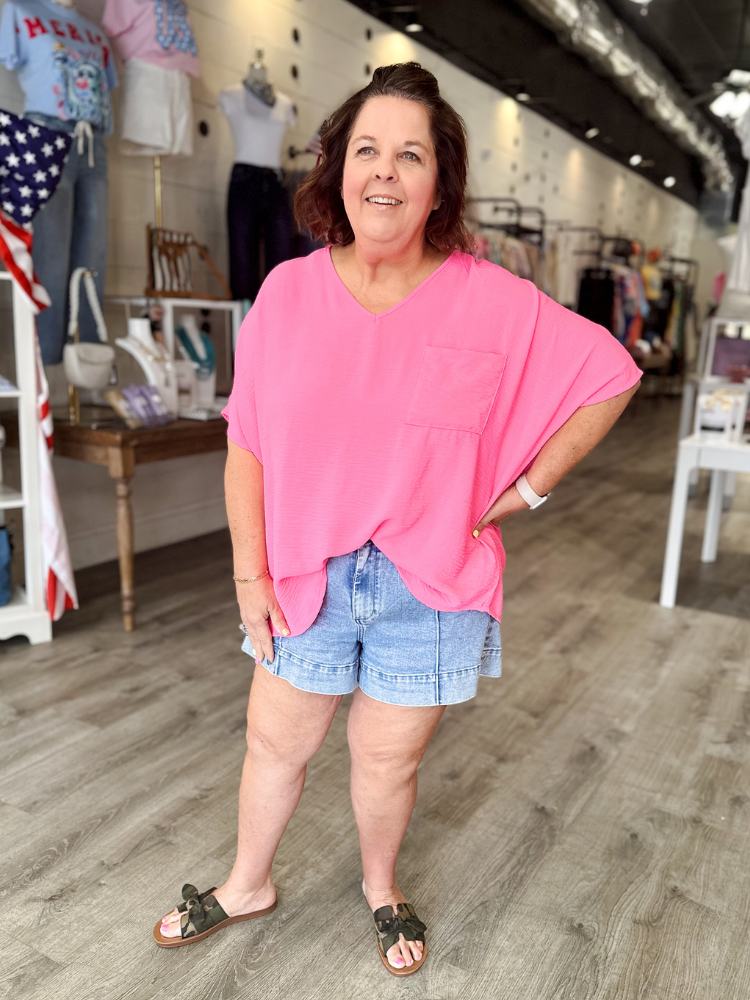 The Lizzy Top - Neon Fuschia