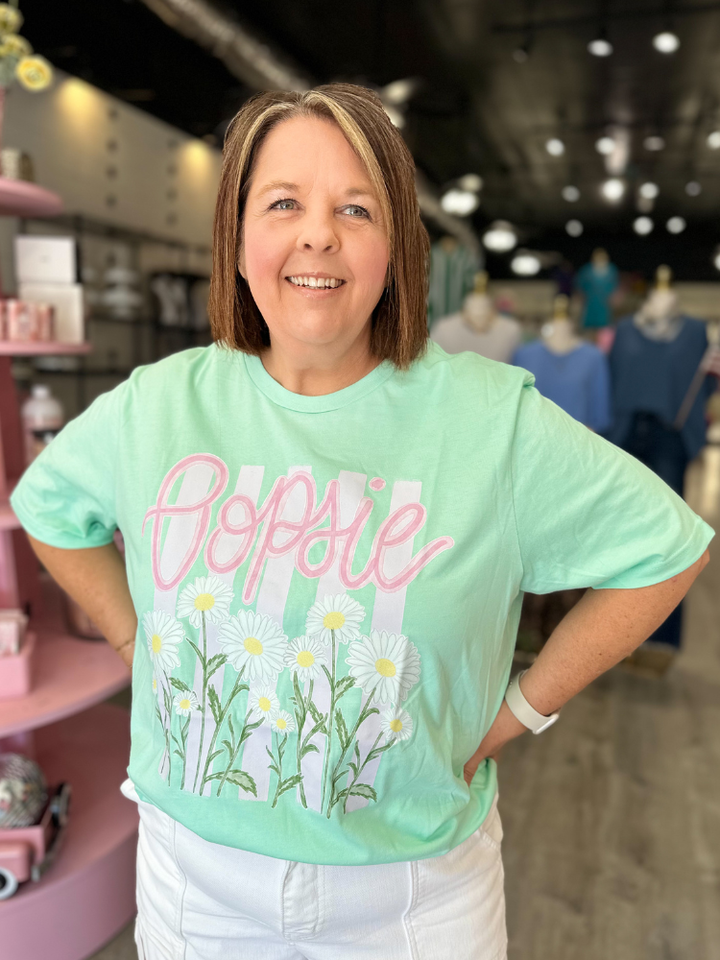 Oopsie Daisy Stripes Tee
