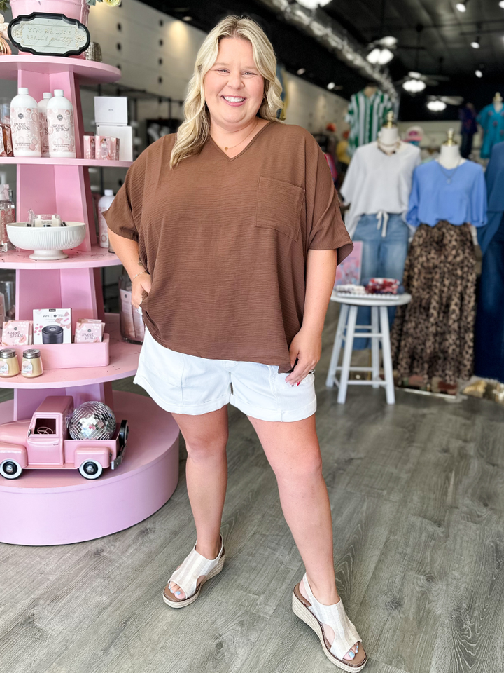 The Lizzy Top - Brown
