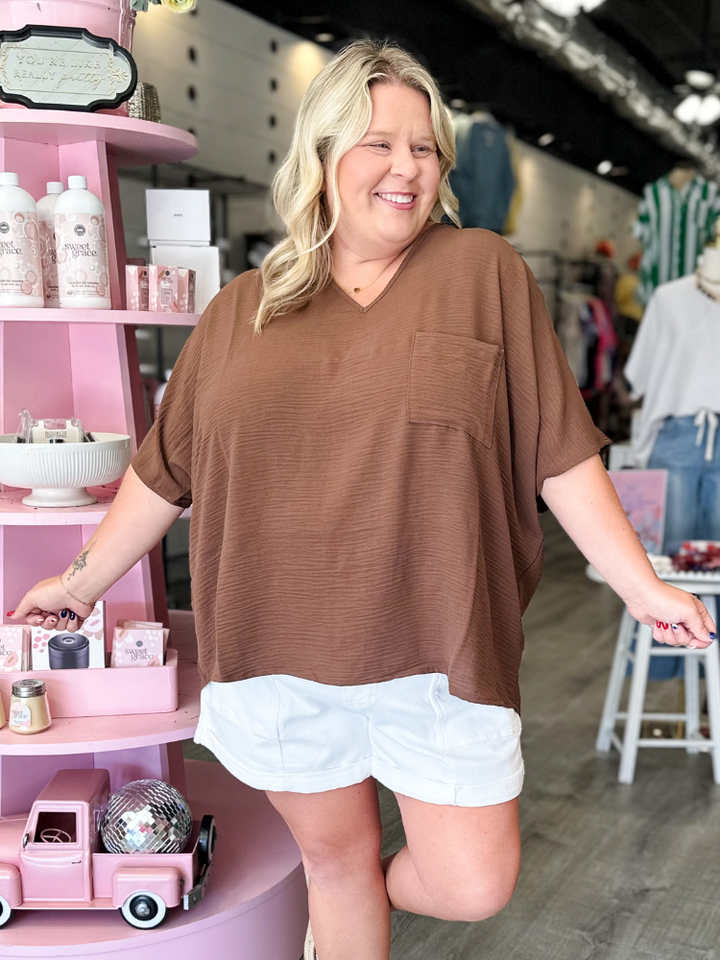 The Lizzy Top - Brown