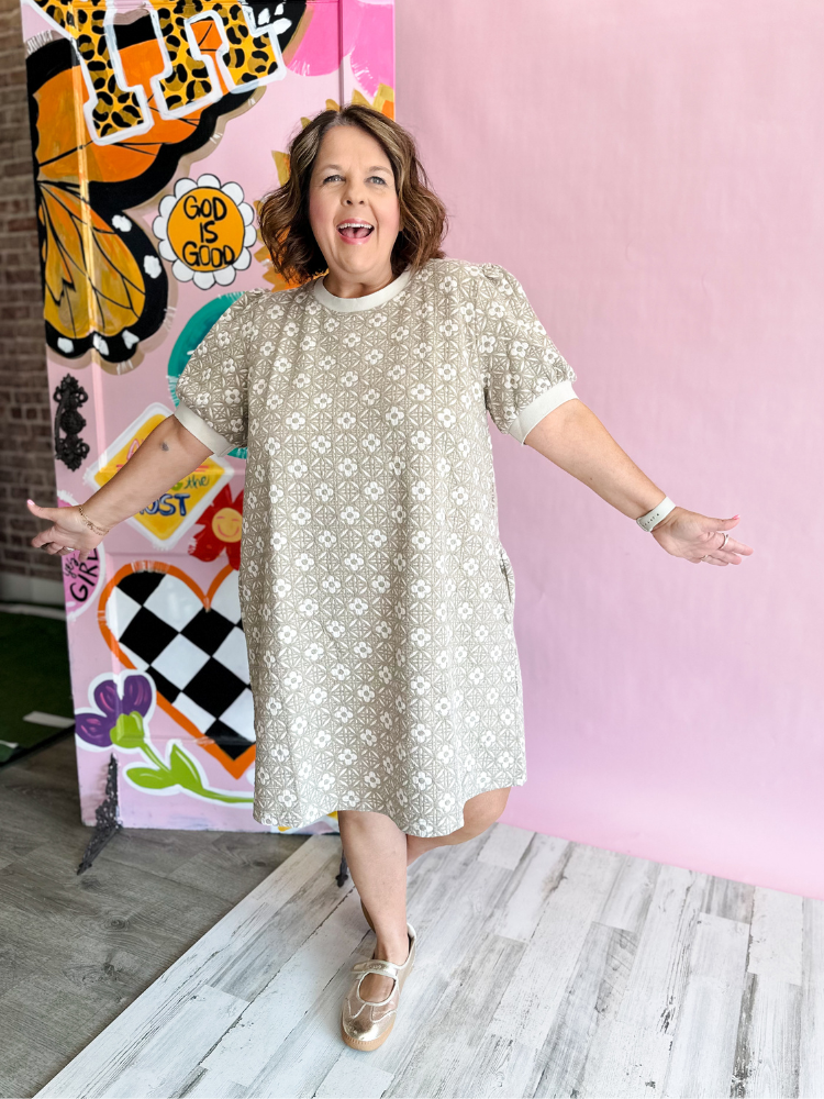 The Sherry Dress - Taupe