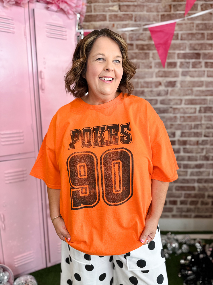 OSU Player - Orange Thrifted Tee