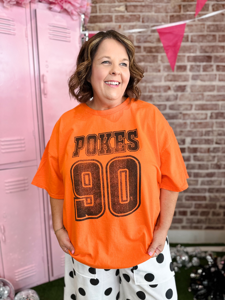OSU Player - Orange Thrifted Tee