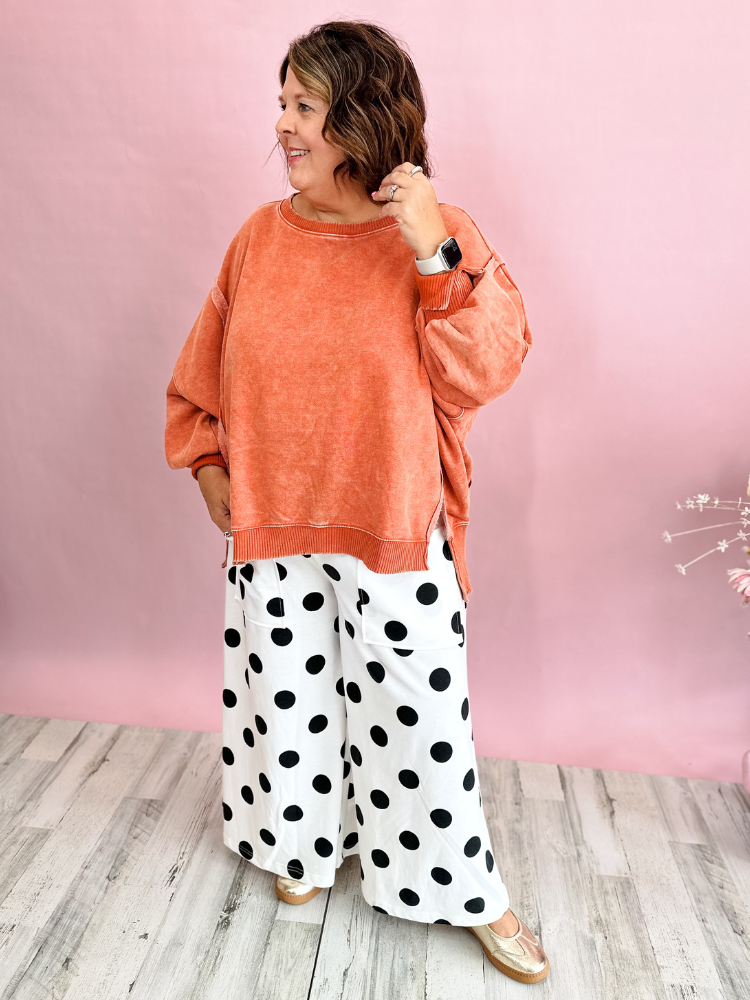 The Layla Sweatshirt - Pumpkin