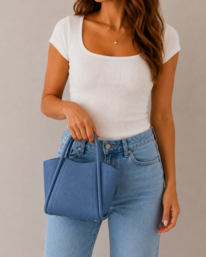 Mini Crossbody - Dusty Blue