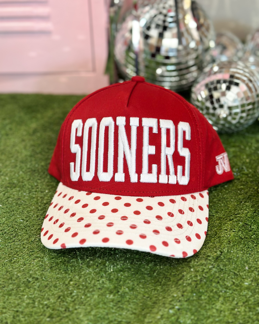 Polka Dot Hat - Sooners