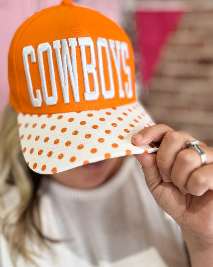Polka Dot Hat - Cowboys