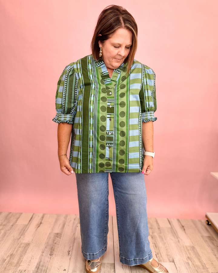The Olivia Top - Olive