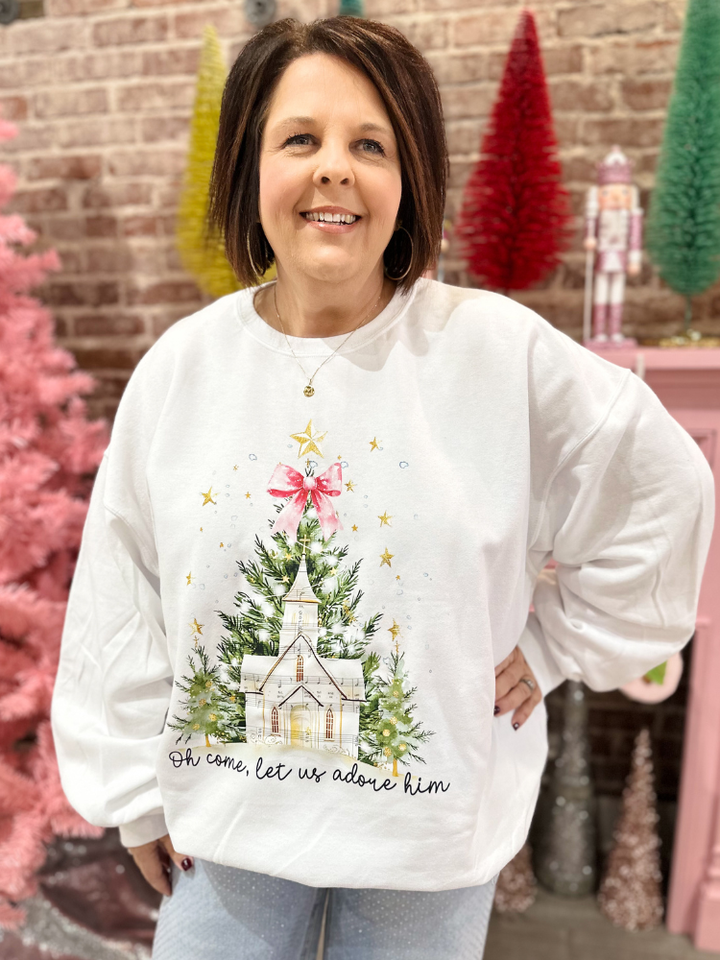 Come Let Us Sweatshirt - Cream