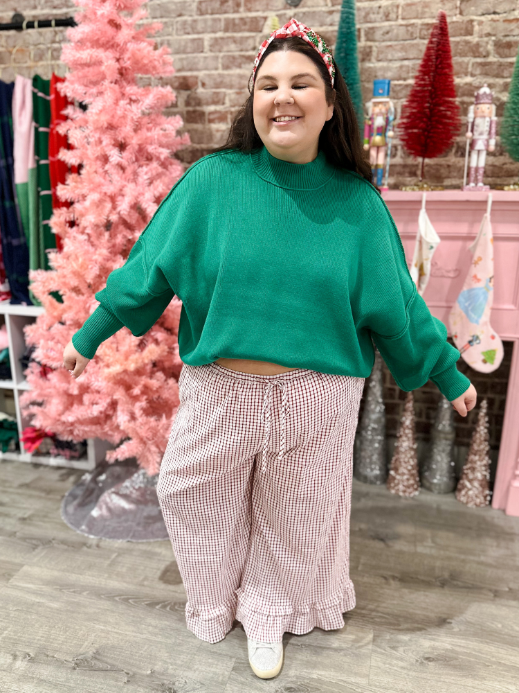 The Tara Sweater - Kelly Green