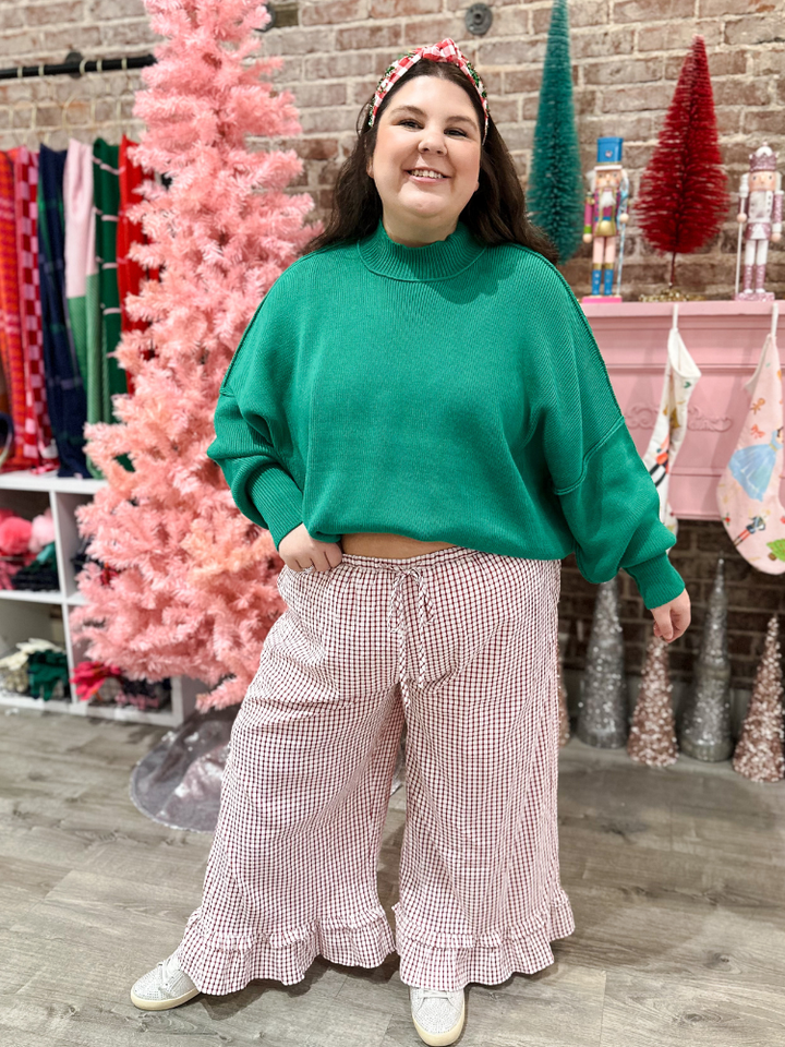The Tara Sweater - Kelly Green