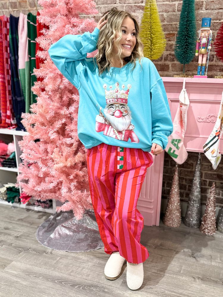 Pink Nutcracker Sweatshirt - Blue