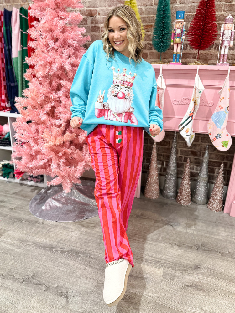 Pink Nutcracker Sweatshirt - Blue
