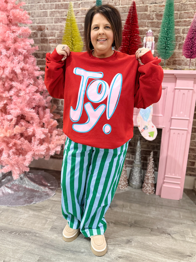 Joy! Sweatshirt - Red