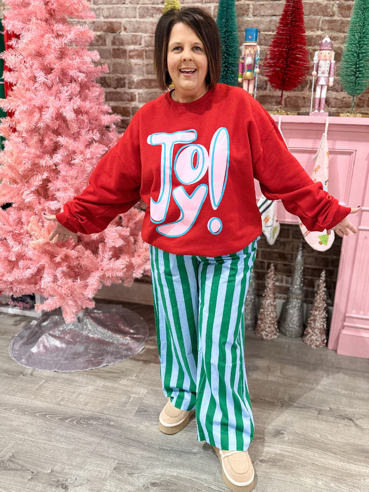 Joy! Sweatshirt - Red