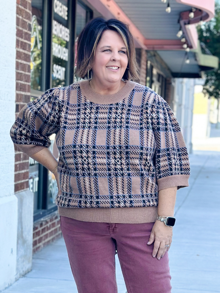 The Finn Sweater Top - Mocha