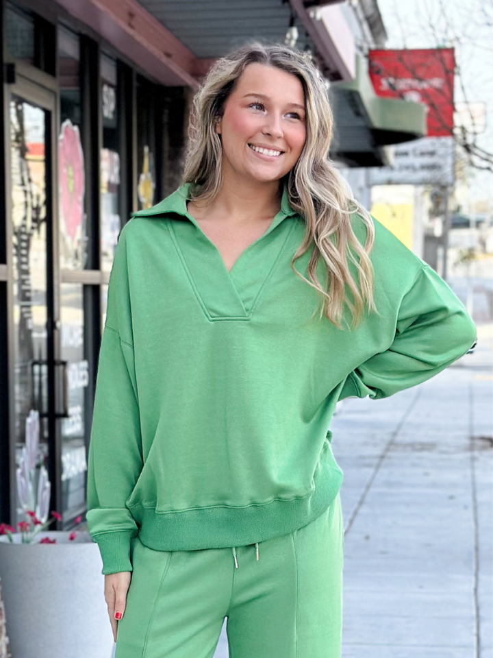 The Emery Top - Sage Green