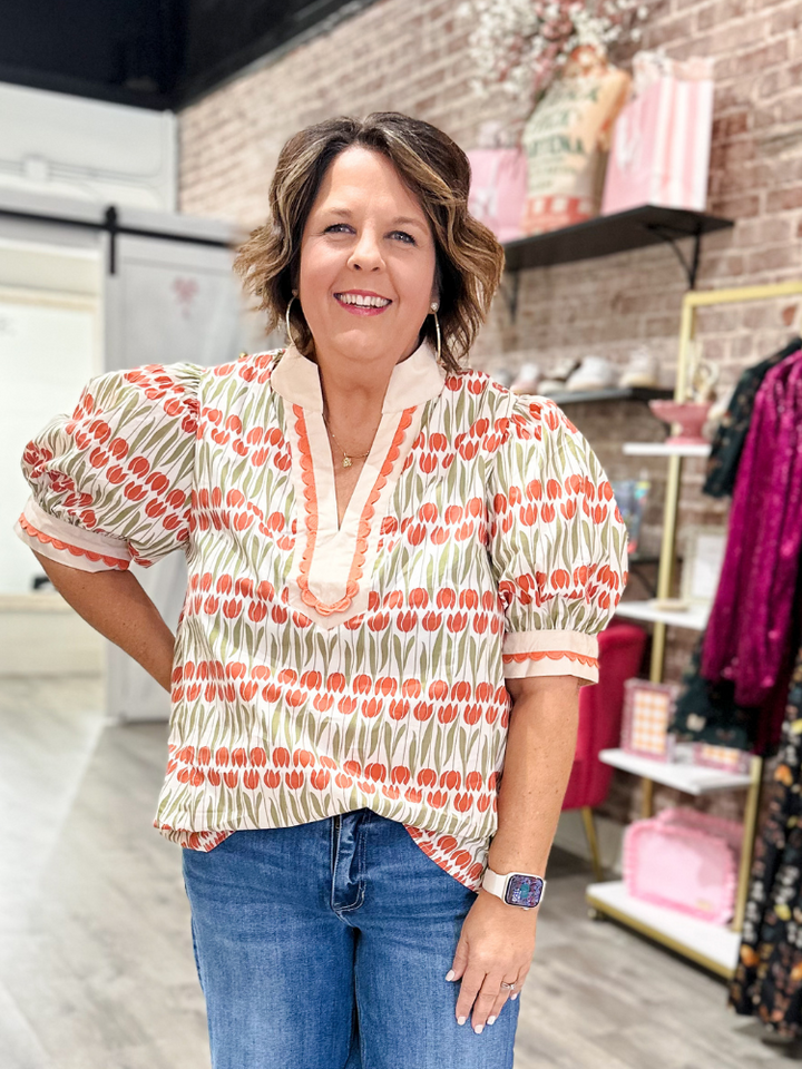 The Donnie Top - Ecru