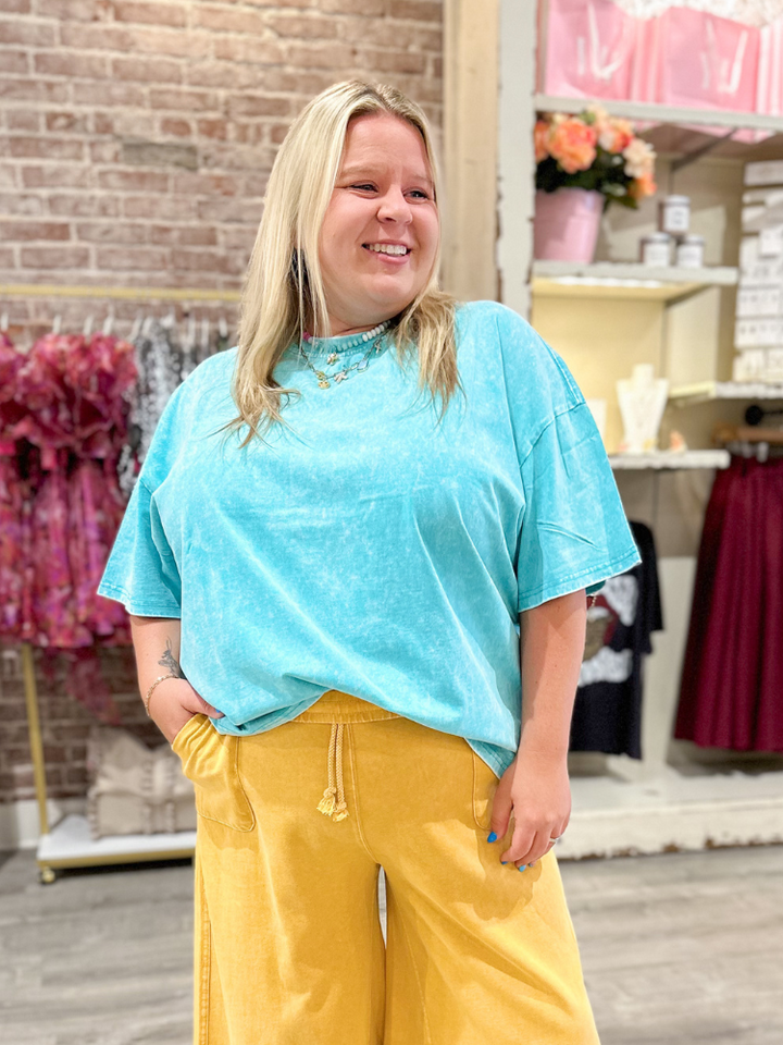 The Lilly Top - Turquoise