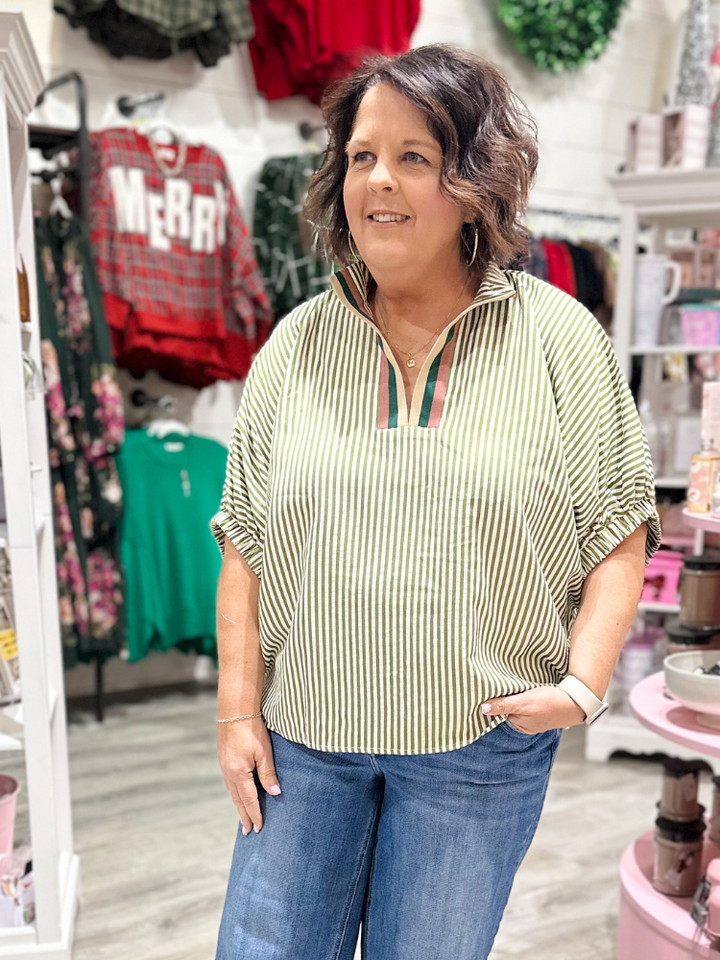 The Tommy Top - Olive