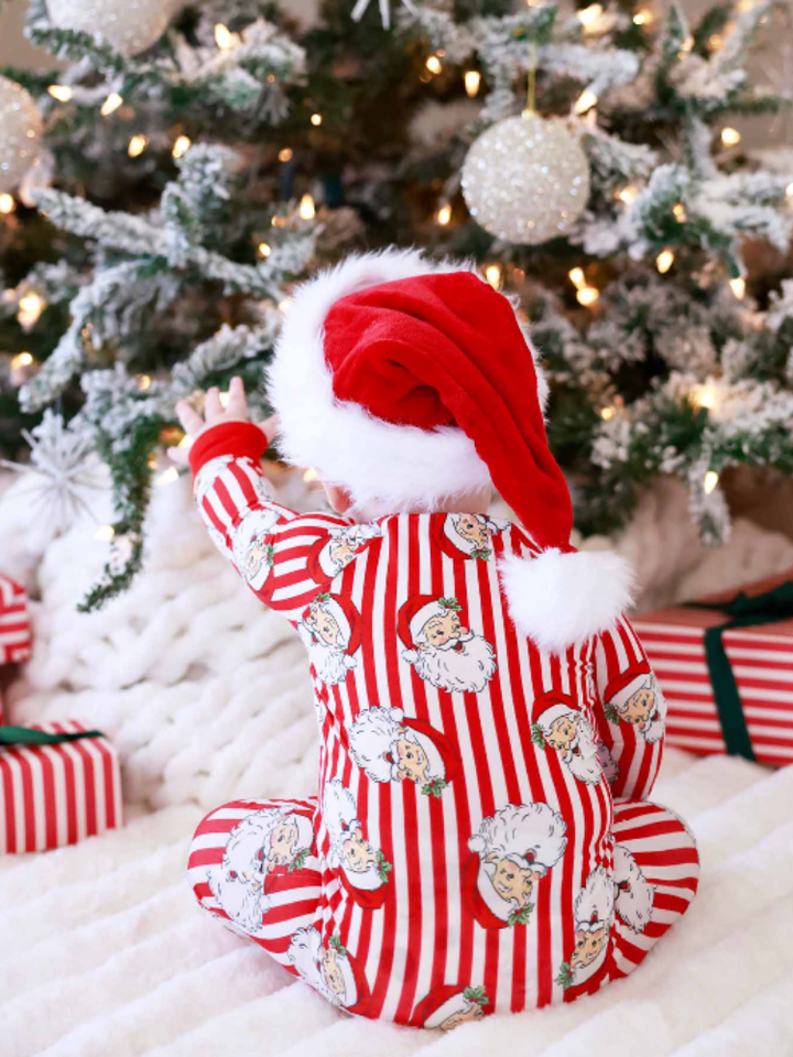 Santa Claus Lane Convertible Zip Romper