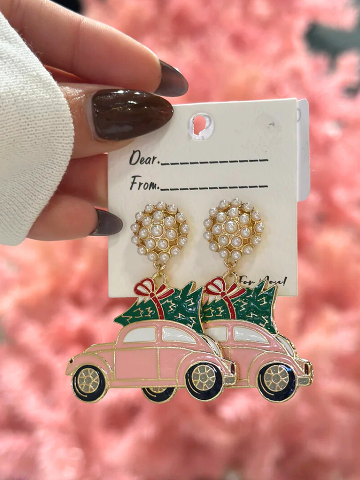 Christmas Car Earring