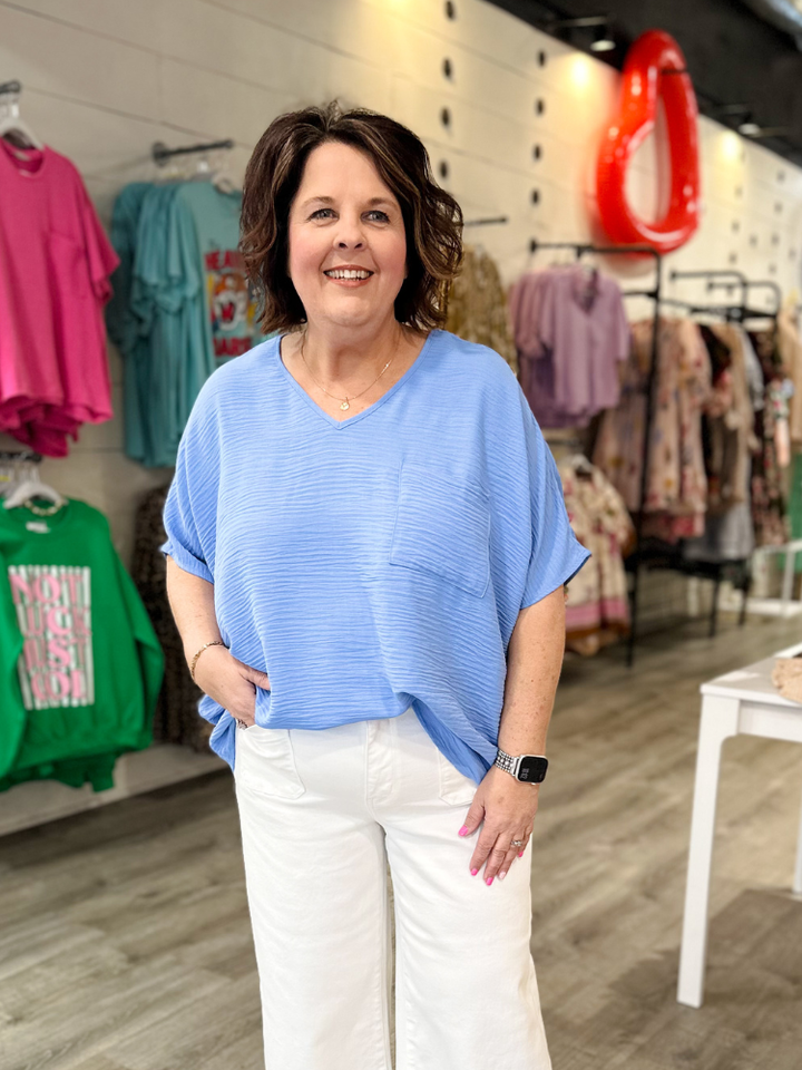 The Lizzy Top - Corn Flower