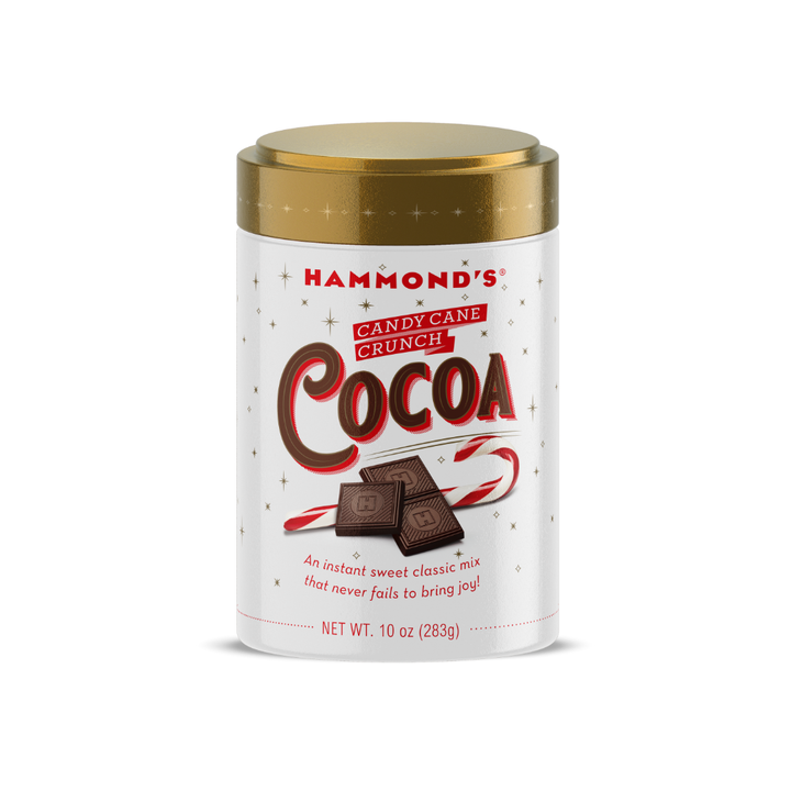 All-Natural Cocoa Mix - Candy Cane Crunch - 10 oz Tin