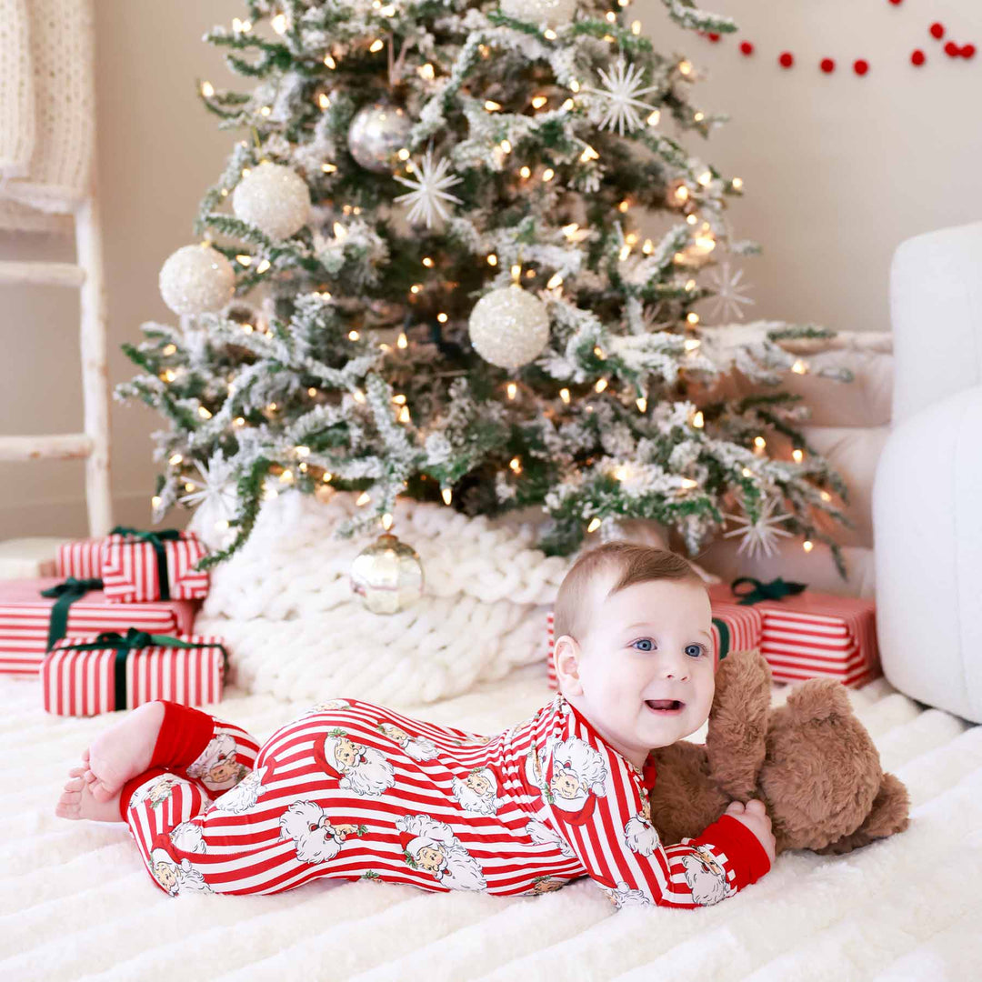 Santa Claus Lane Convertible Zip Romper