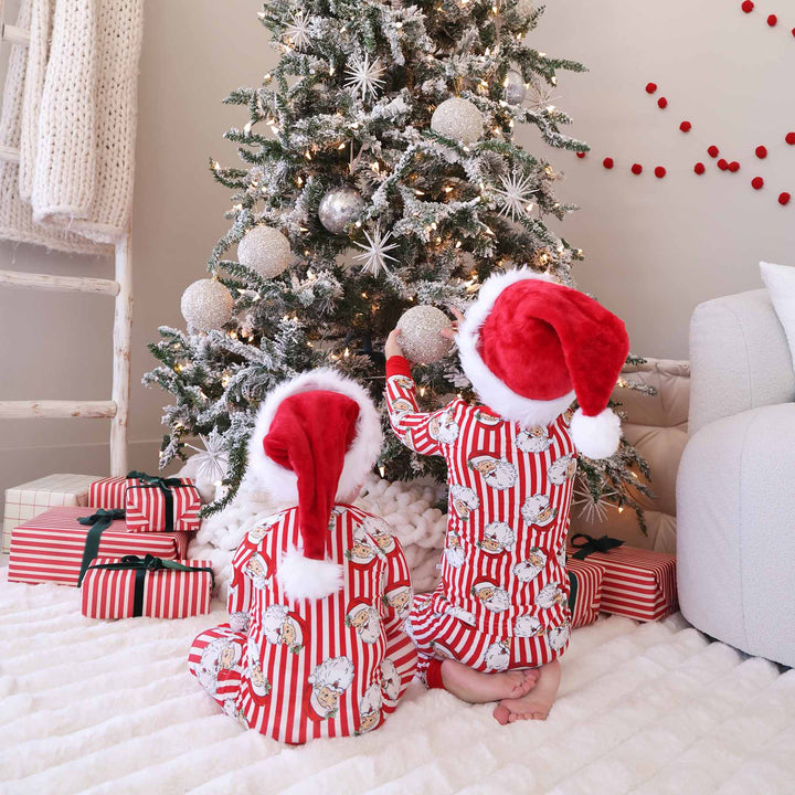 Santa Claus Lane Convertible Zip Romper