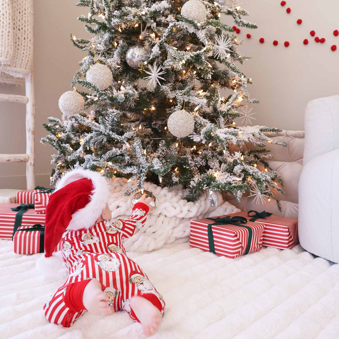 Santa Claus Lane Convertible Zip Romper