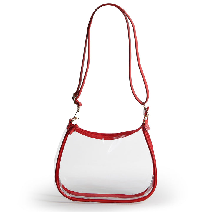 Oklahoma Sooners Sara Clear Purse with Skinny Scarf – Large Stadium Bag