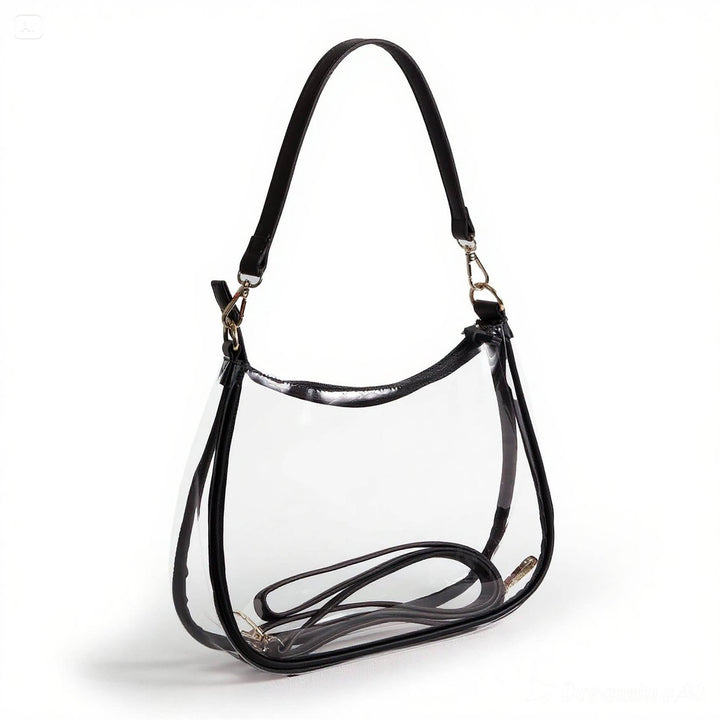 Oklahoma State Cowboys Sara Clear Purse with Skinny Scarf – Large Stadium Bag