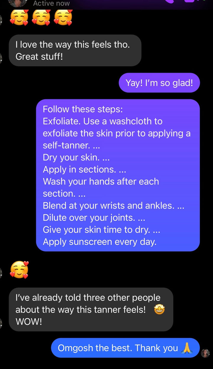 TMLL Ultra Violet Self Tanner + Mitt