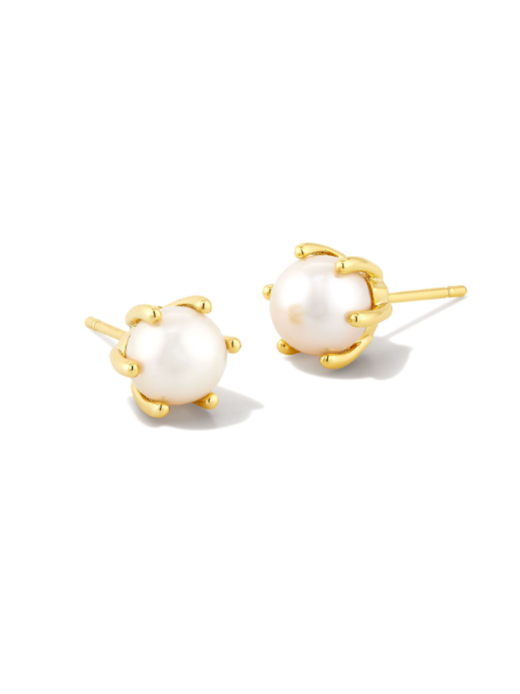 Kendra Scott - Ashton Gold Pearl Stud Earrings