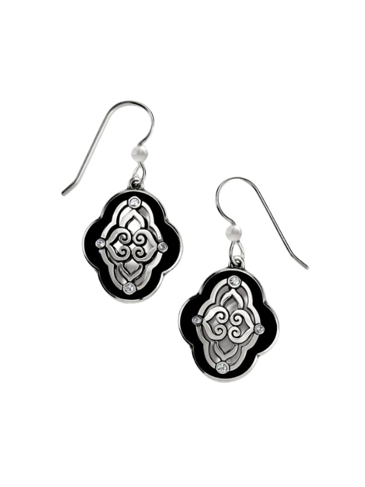 Brighton- Intrigue Soiree Black French Wire Earrings