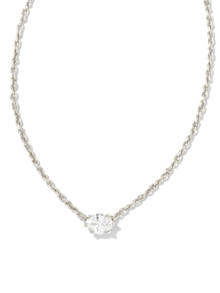 Kendra Scott - Cailin Crystal Silver Pendant Necklace