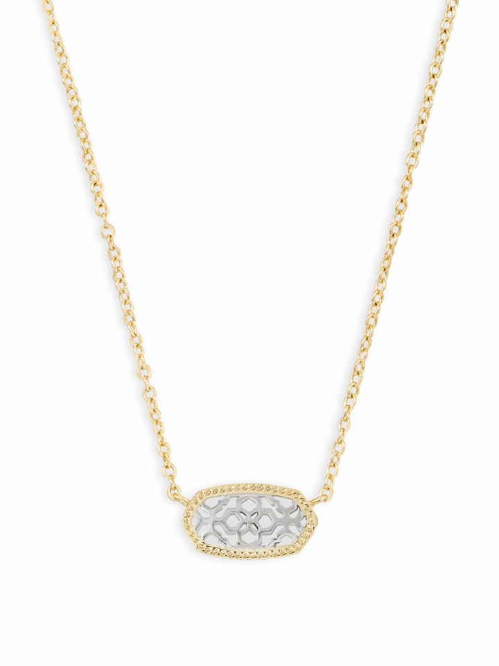 Kendra Scott Elisa Necklace - Gold & Silver Filigree Mix