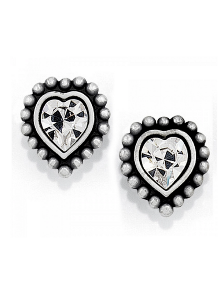 Brighton: Shimmer Heart Mini Post Earrings