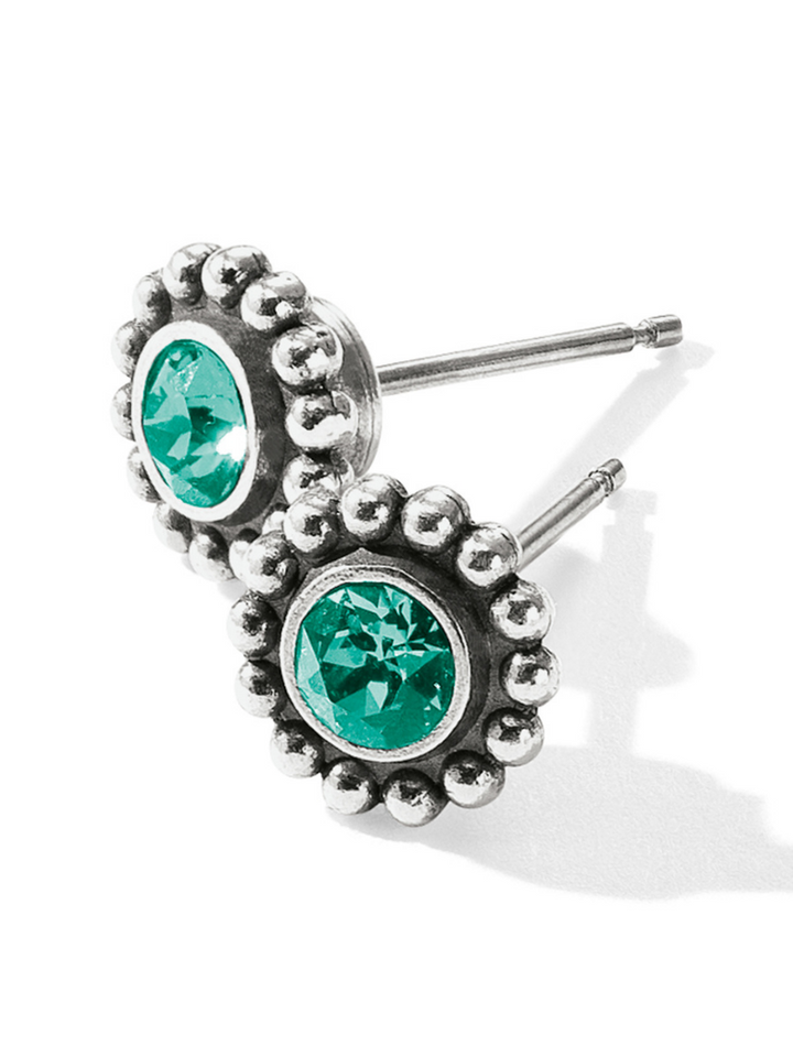 Brighton- Twinkle Emerald Mini Post Earrings
