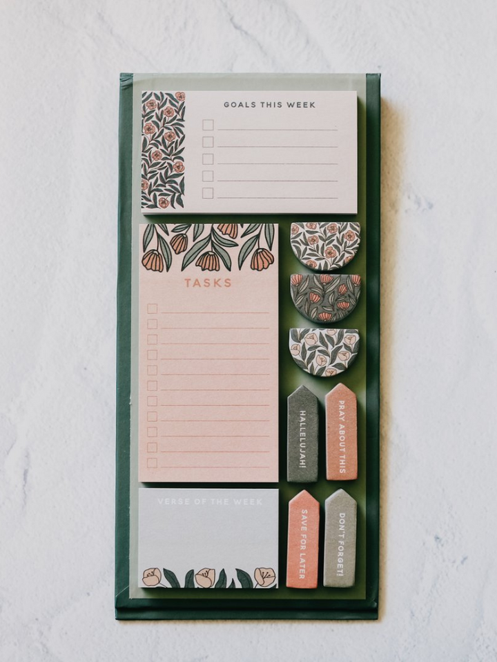 Teal Planner Stickies Set