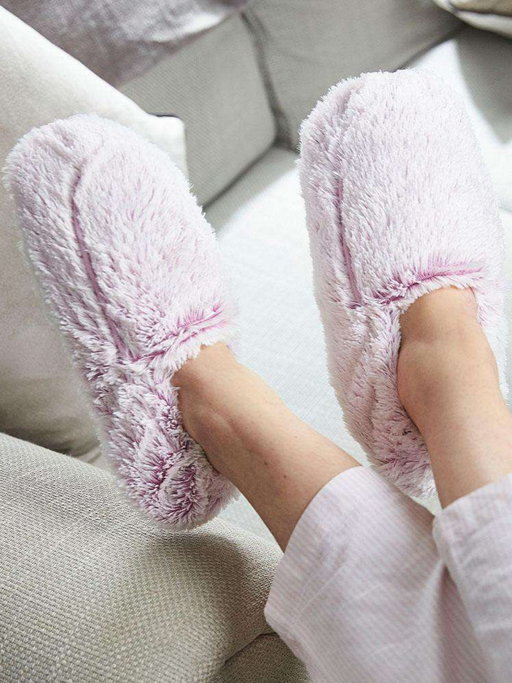 Warmies Slippers- Lavender Marshmallow